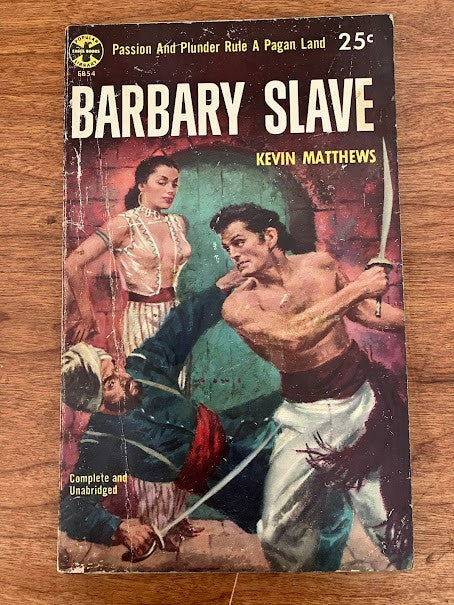 Vtg Paperback - BARBARY SLAVE by Kevin Matthews
