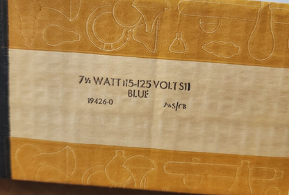 Sylvania S1170-B 15 Watt 120V Candelabra Blue Bulb Lamp 10pk