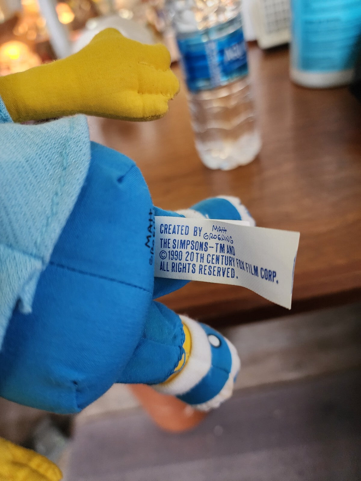 Vtg Bart Simpson Doll Plush 1990 Matt Groening Cartoon