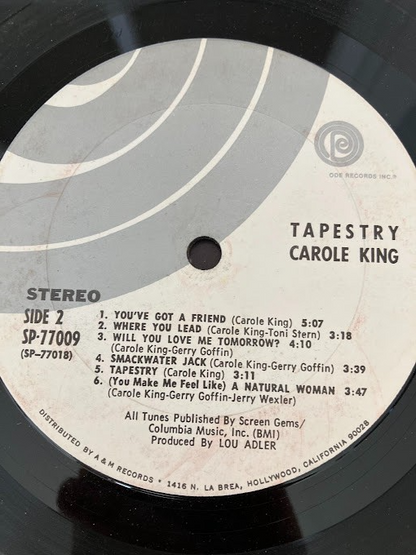 Carole King – Tapestry -Reissue - Record