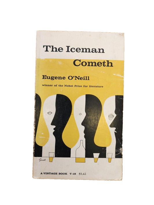 The Iceman Cometh by Eugene O'Neill, 1957 Vintage Paperback, Nobel Prize