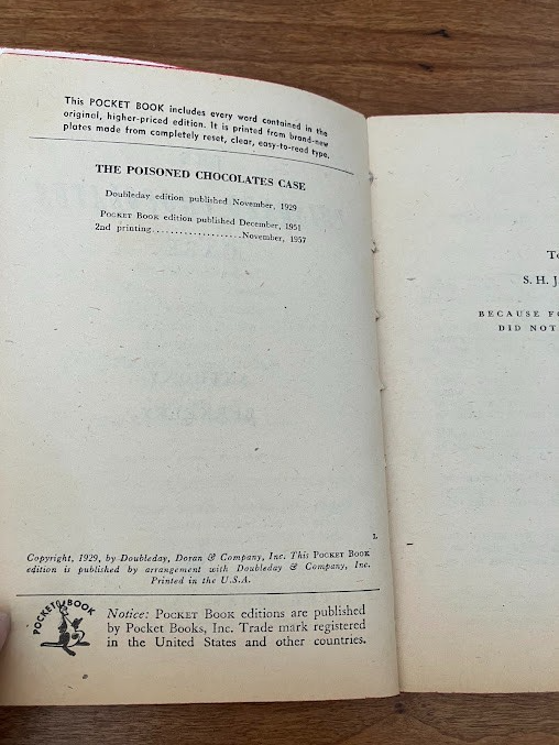 Vtg Paperback - The Poisoned Chocolates Case by Anthony Berkeley