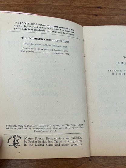 Vtg Paperback - The Poisoned Chocolates Case by Anthony Berkeley
