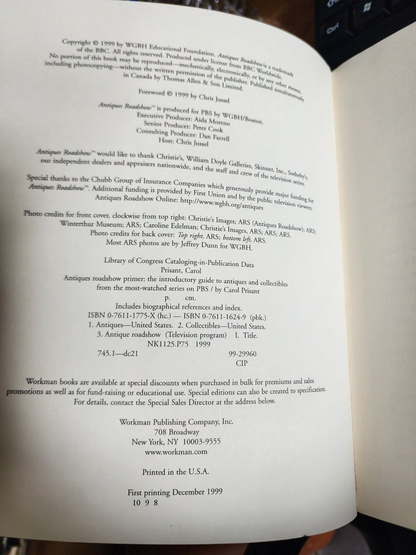 Antiques Roadshow Primer Paperback book