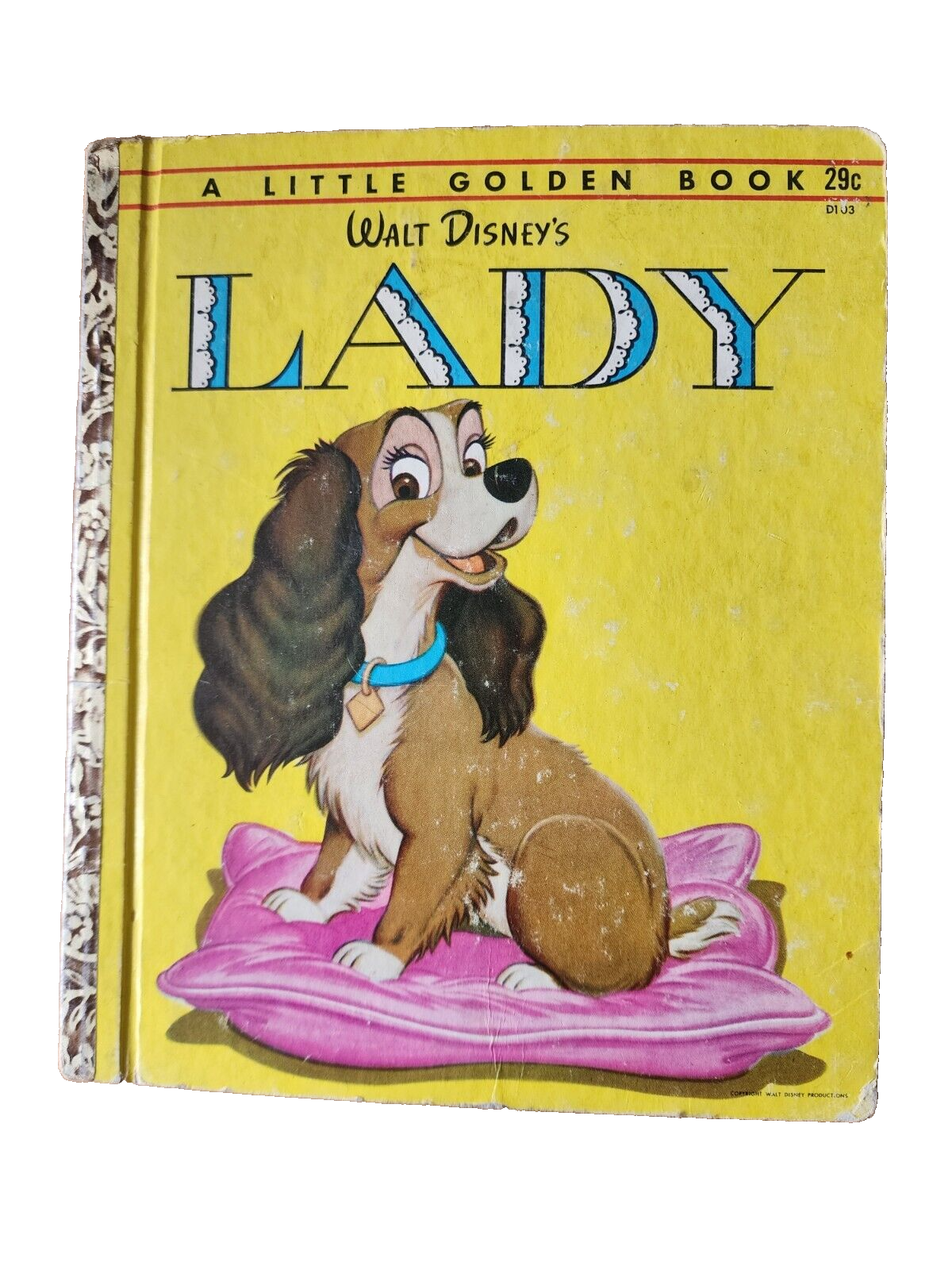 Walt Disney's Lady - A little golden book 29c