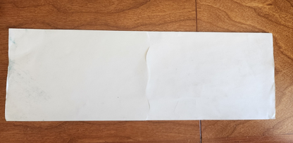 Fire extinguisher Sticker, Peel and Stick Back 12" x 4"