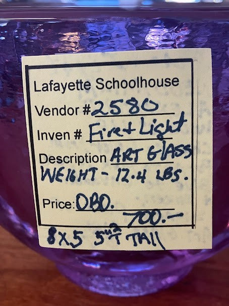 Rare Vtg Neodymium Alexandrite - Glass Bowl