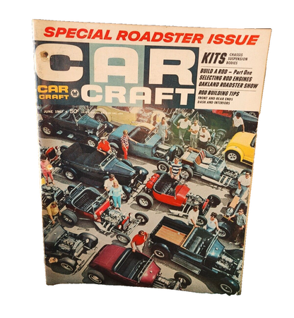 VINTAGE CAR CRAFT MAGAZINE---JUNE 1967 Special Roadster issue