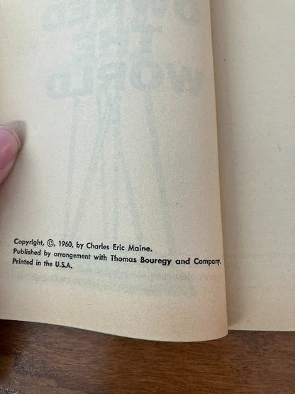 Vtg Paperback - He Owned The World - Charles Eric Maine