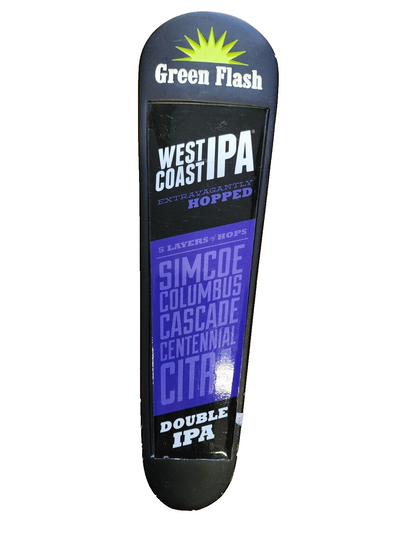Green Flash West Coast IPA Double IPA Tap Handle Knob