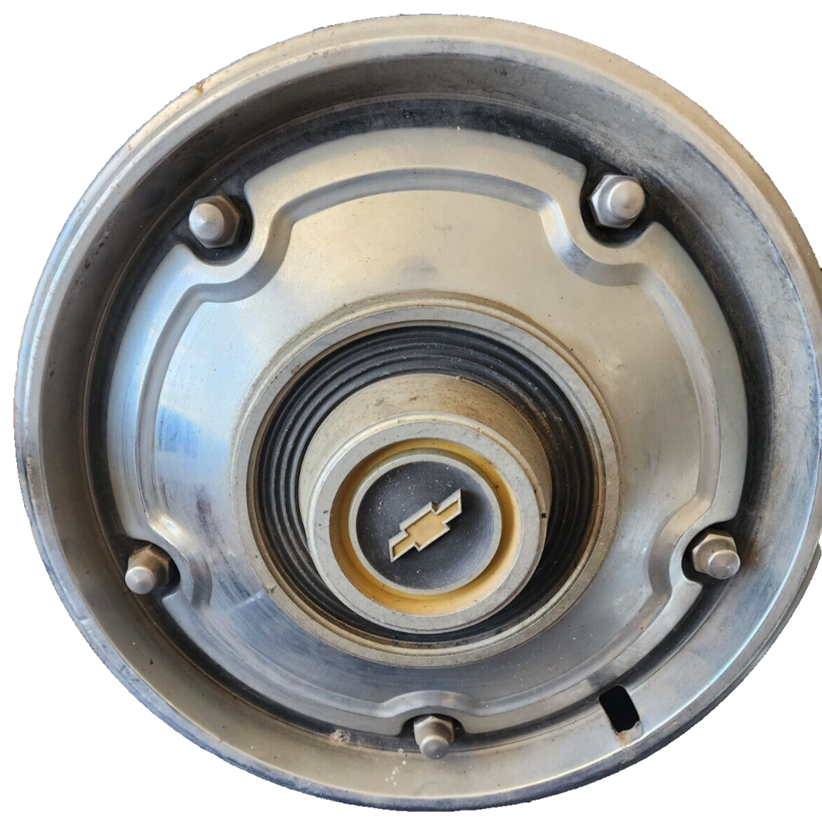 Vintage (2) Chevy C-10 truck hubcaps Original 15”