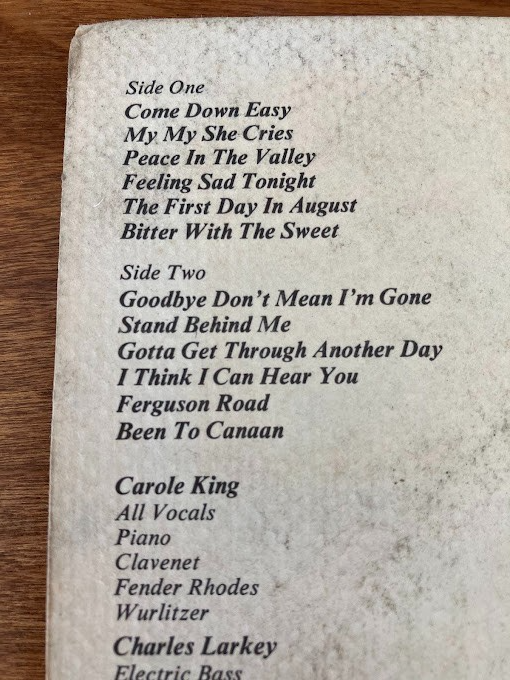 Carole King – Tapestry -Reissue - Record