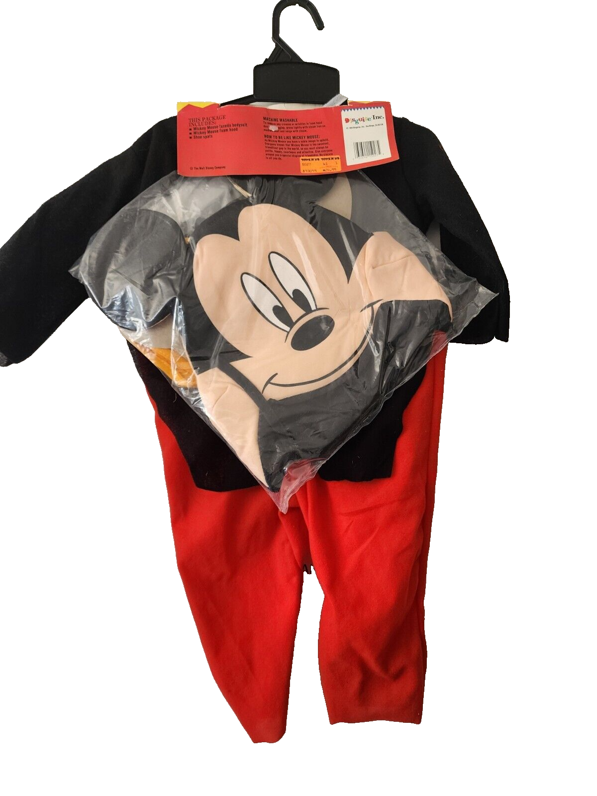 Mickey Mouse Deluxe Toddler 1-2 Costume