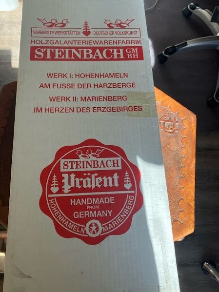 Steinbach Nutcracker - Jubilee King - 75TH Birthday of Christian