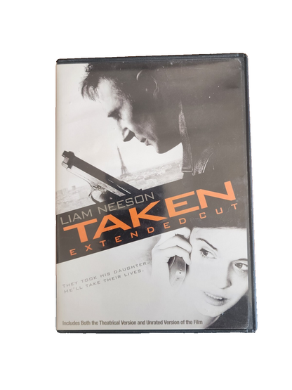 Taken (DVD, 2009, Theatrical & Unrated, Extended Cut)