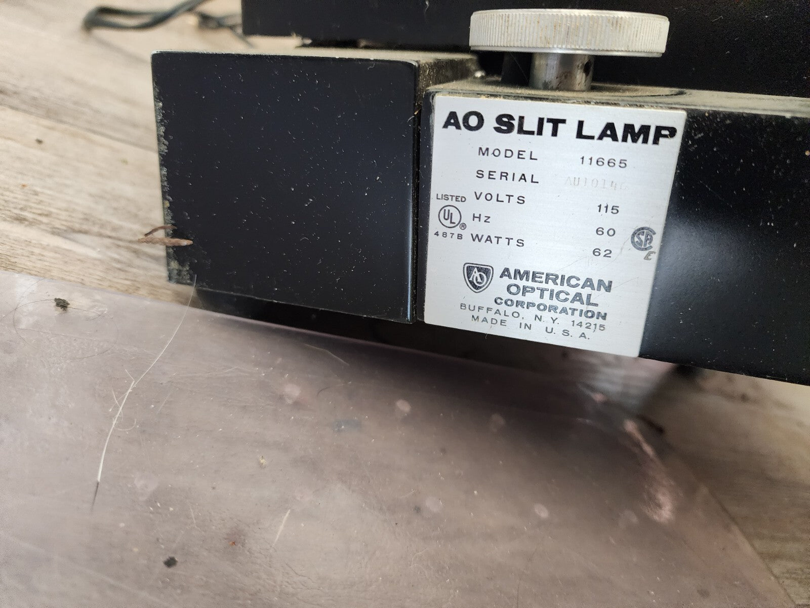 American Optical 11665 AO Slit Lamp