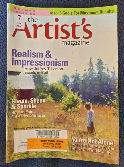 International Artist lot of 9 monthly magazines 2009