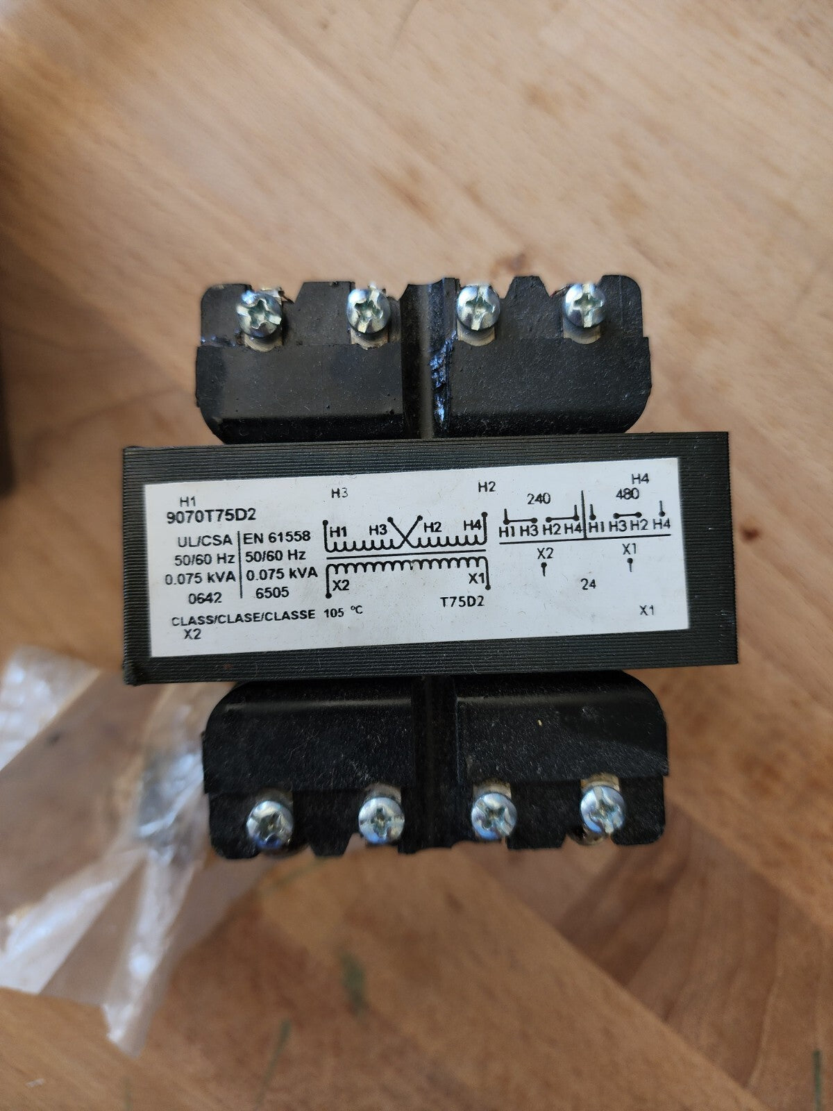 9070T75D2 SQUARE D INDUSTRIAL CONTROL TRANSFORMER(LN33X)