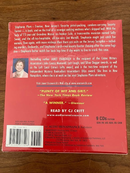 Janet Evanovich CD Audiobooks - lot of 4