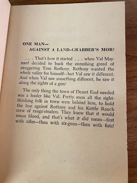 Vtg Paperback - Valley of Violence by Louis Trimble