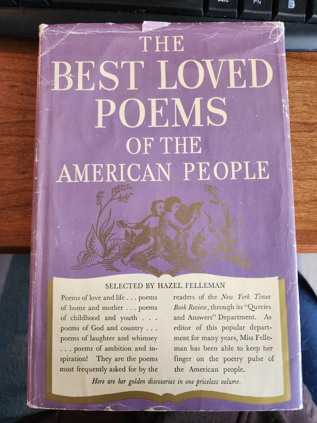 The Best Loved Poems Of The American People, Hazel Felleman 1936 HC