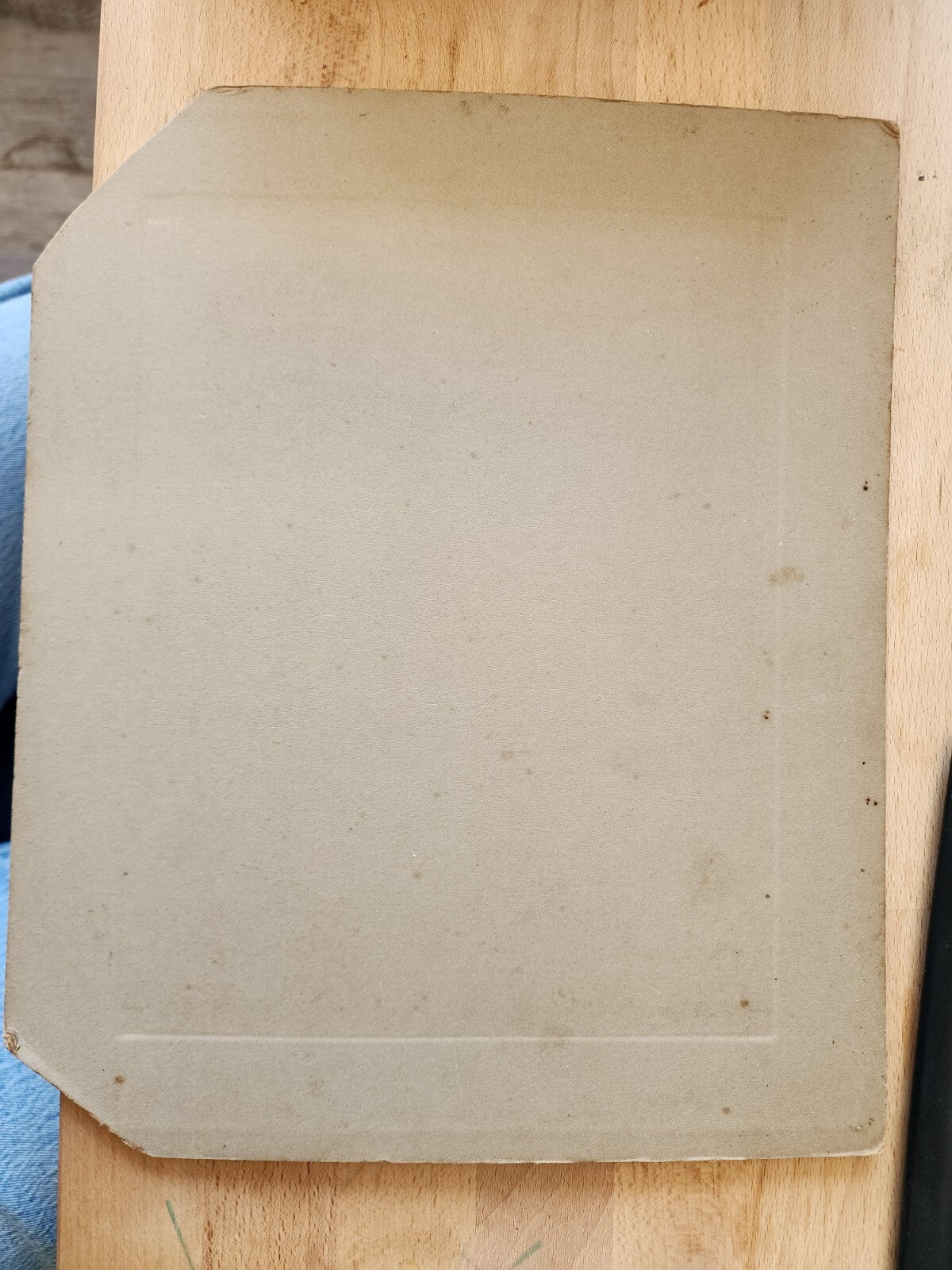 Vintage Cardboard Photo by N.S Orninguard