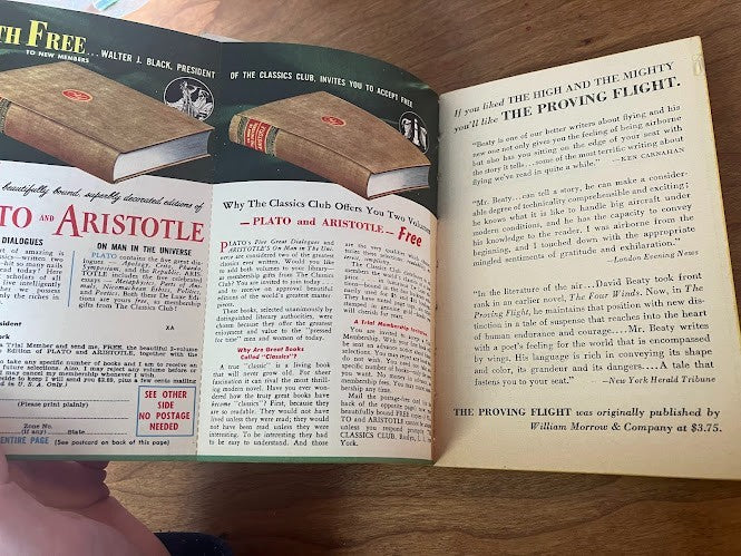 Perma Books - The Proving Flight by David Beaty