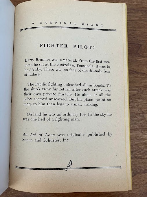Vtg Paperback - AN ACT OF LOVE by Ira Wolfert