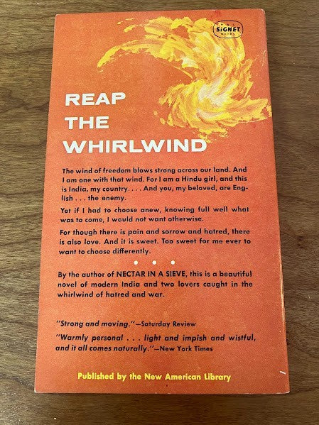 Signet Book - Some Inner Fury By Kamala Markandaya