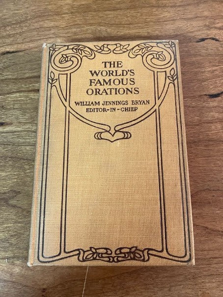 1906 THE WORLD'S FAMEOUS ORATIONS - William Jennings Bryan - 8/10 Volumes