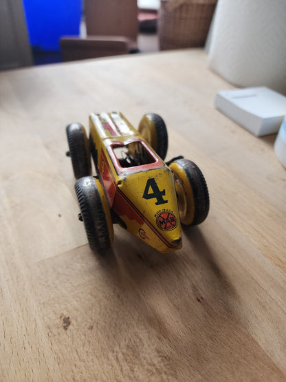 Vtg Marx Tin Litho Wind-Up Boat Tail Midget Racer Race Car #4
