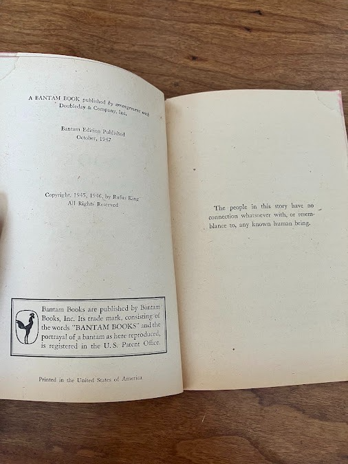 Vintage Paperback - Rufus King: Secret Beyond the Door