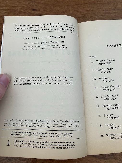 Vtg Paperback - The Guns of Navarone by Allistair MacLean