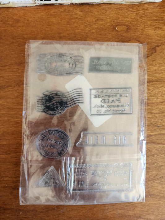 U.S. Postage Rubber Stamp Heads Film Prop