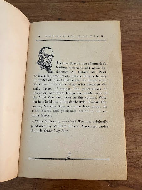 A Short History of the Civil War [Ordeal by fire] - A Cardinal edition