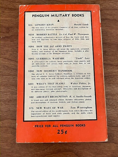 Americans vs. Germans Individual Battle Experiences - Penguin Book