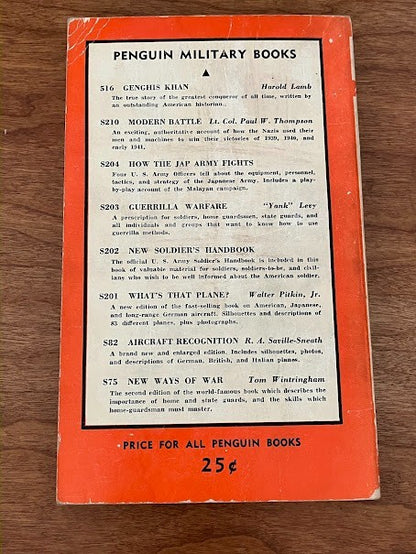 Americans vs. Germans Individual Battle Experiences - Penguin Book