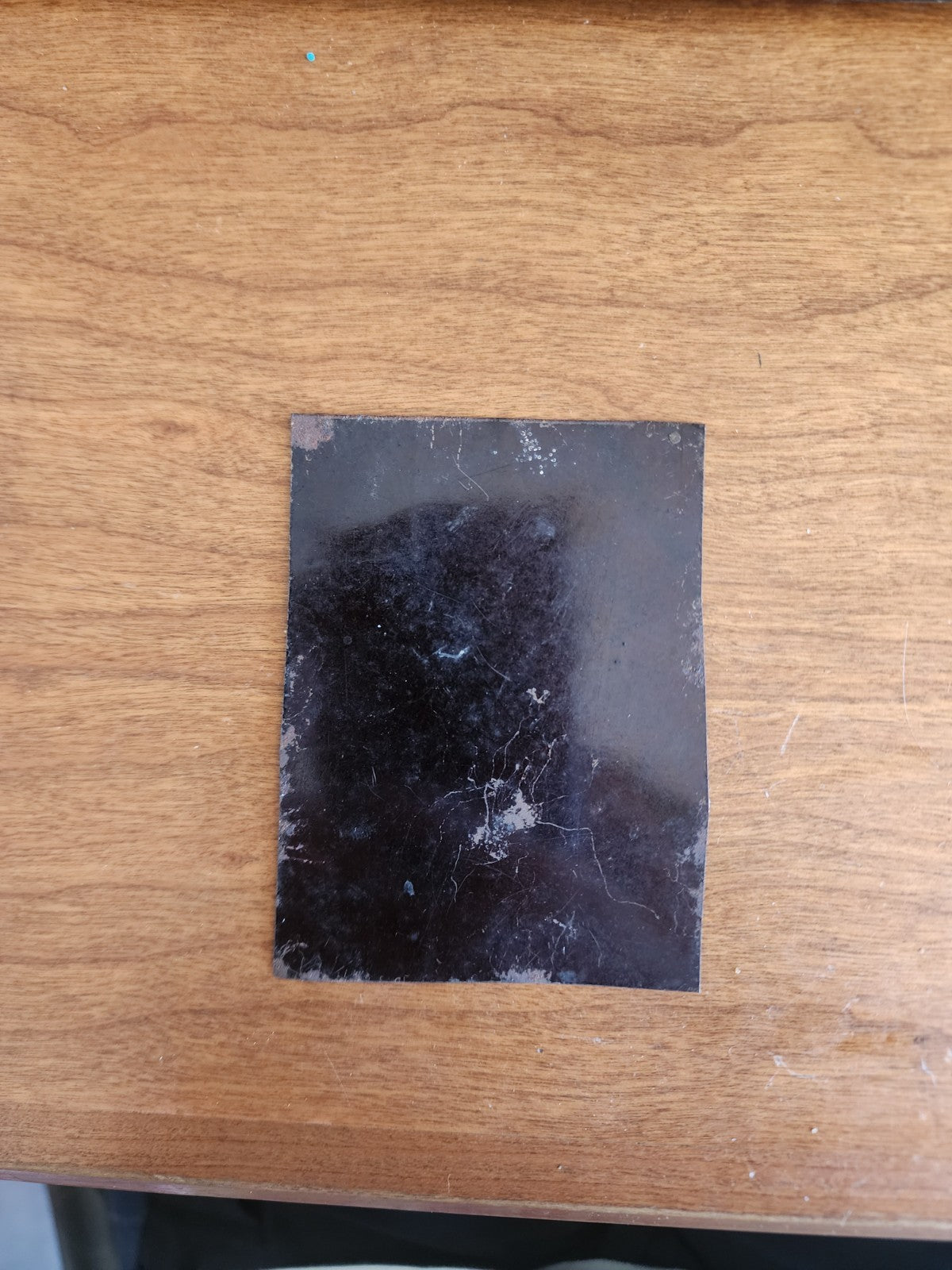Antique Tintype Photo Portrait Lady by the Sea