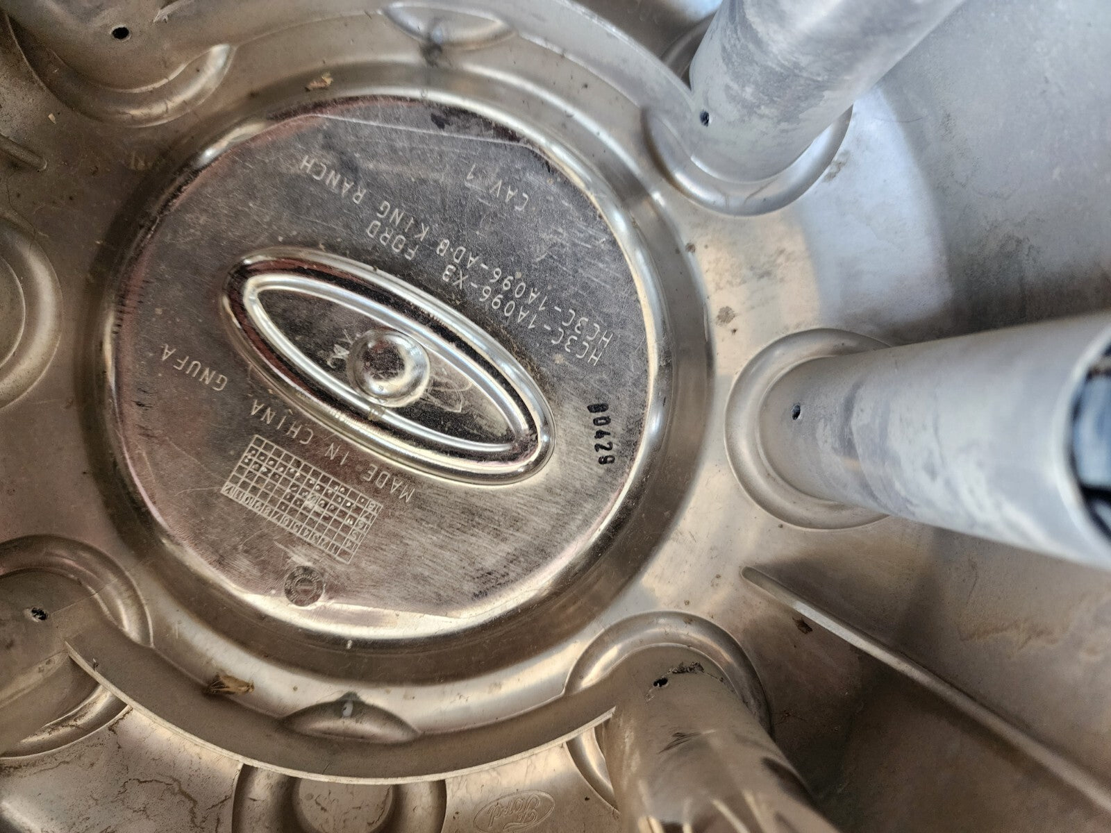 Set of 4 Ford Wheel Center Rim Cap Hub Cover CHROME