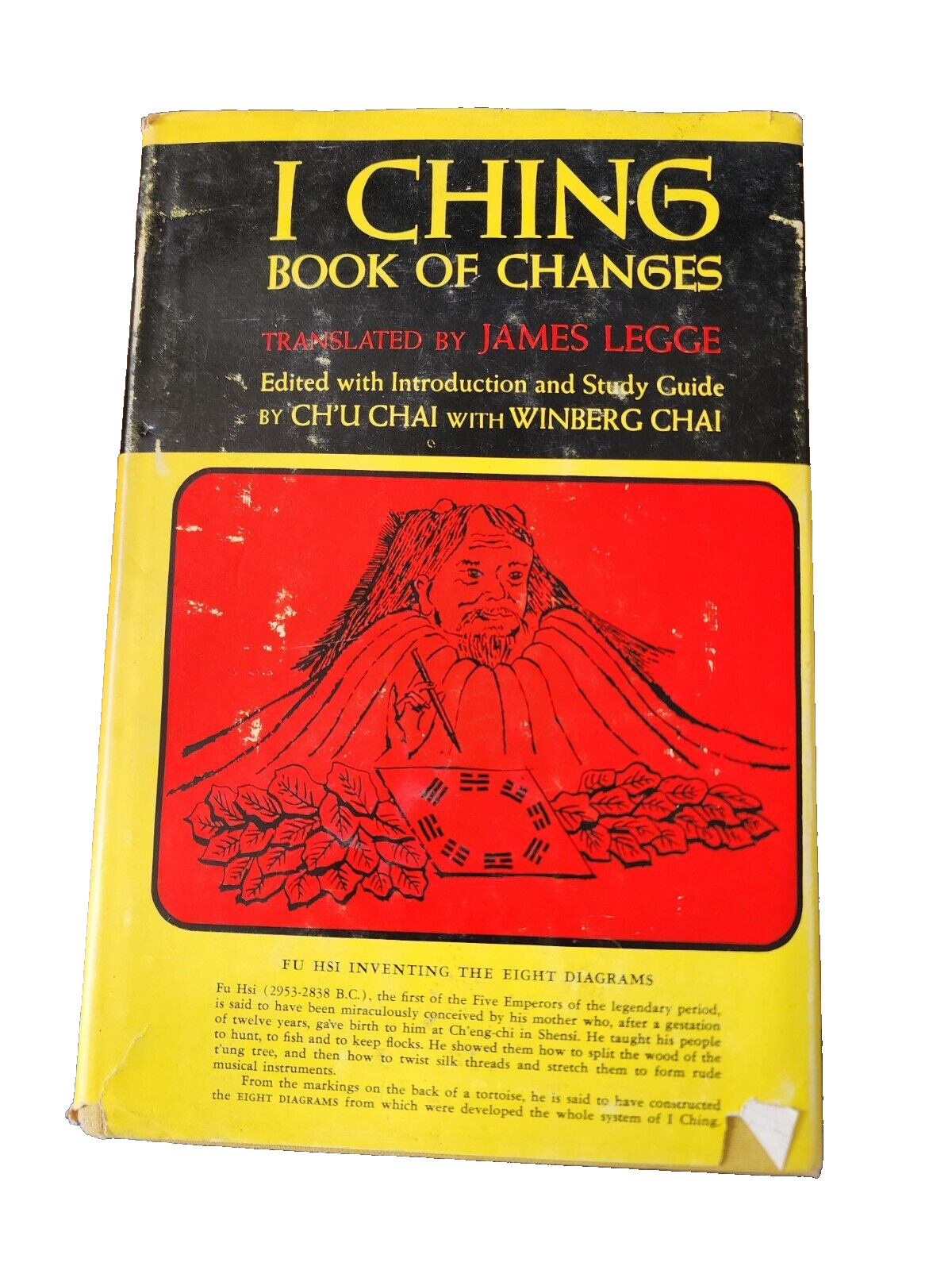 1975 Hardcover I Ching Book of Changes - Translated by James Legge
