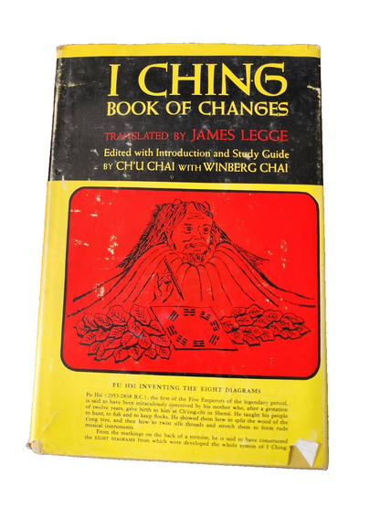 1975 Hardcover I Ching Book of Changes - Translated by James Legge