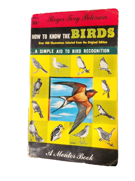 How To Know The Birds: A Simple Aid To Bird Recognition Vtg paperback