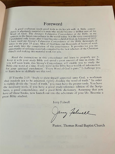 Strong's Exhaustive Concordance of The Bible