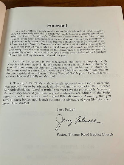 Strong's Exhaustive Concordance of The Bible