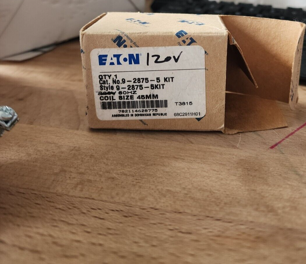 NEW EATON CUTLER HAMMER 9-2875-5 CONTACTOR REPLACEMENT COIL