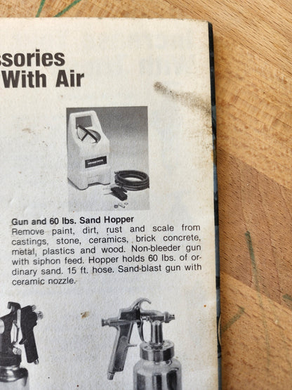 Vtg Sears Power Painting with Sprayers, A Sprayers Handbook, Paperback