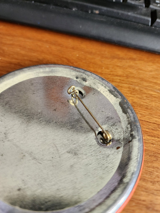 1970’s PORTLAND TRAILBLAZERS Go Blazers Pin Button NBA 3.5"