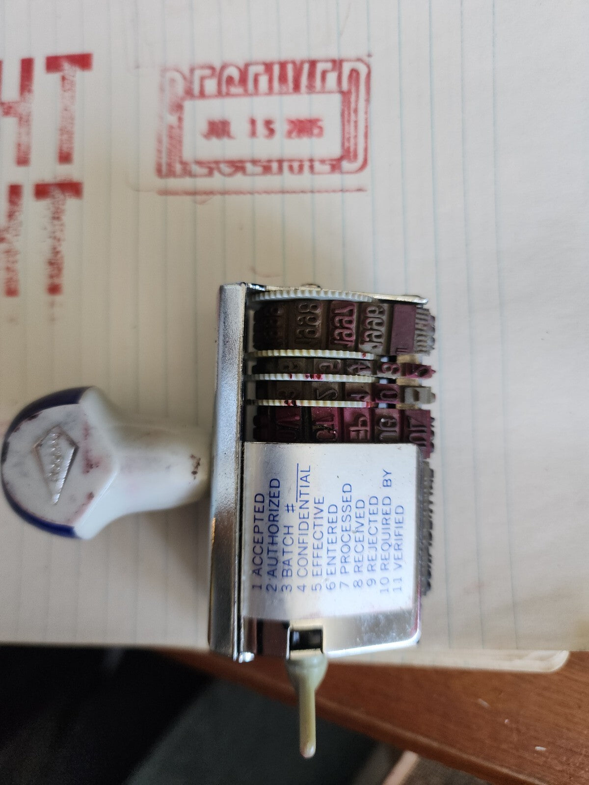 Multi use Stamper Vintage Office Supplies