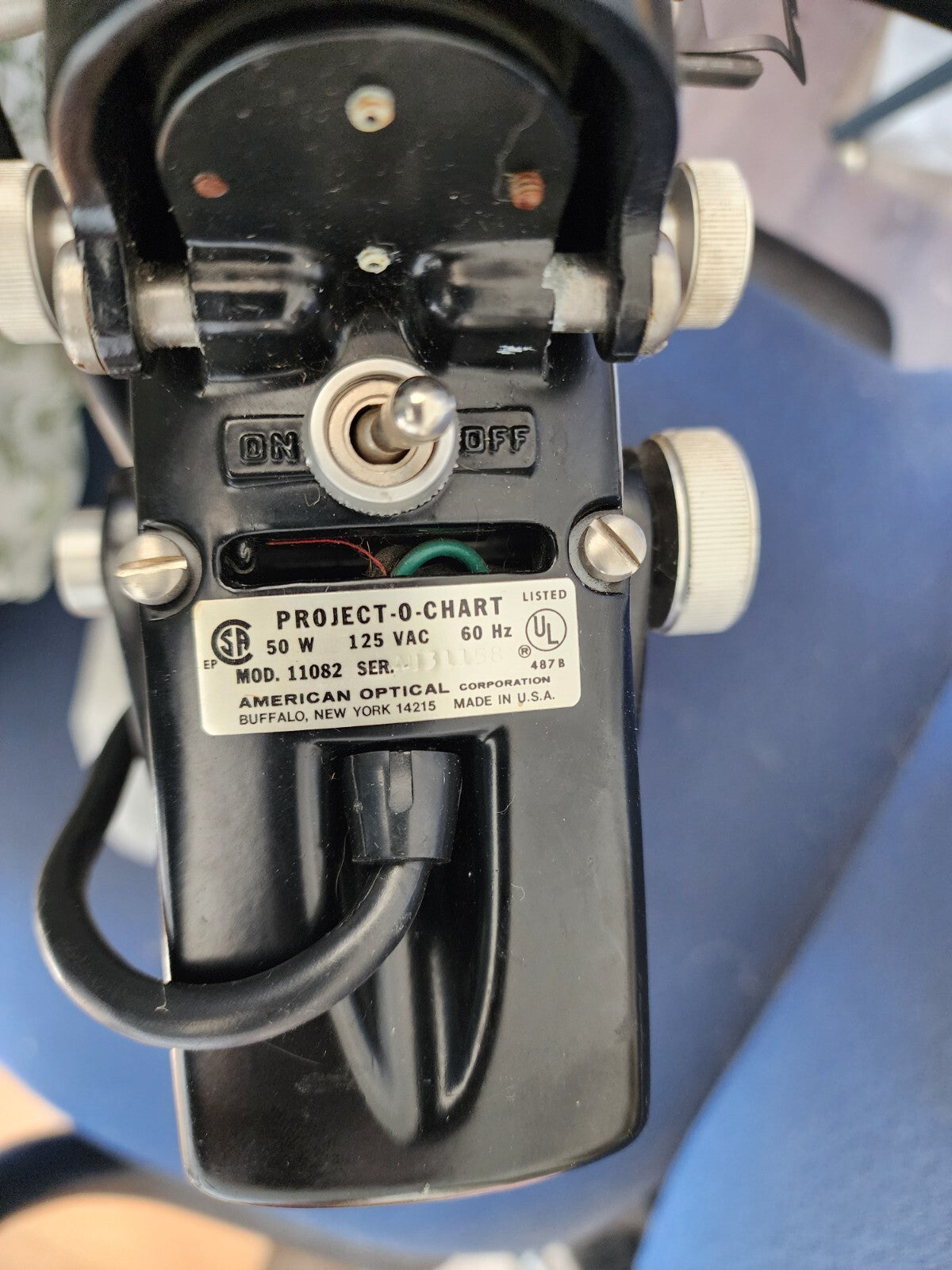 American Optical 11082 Project-O-Chart NOT TESTED