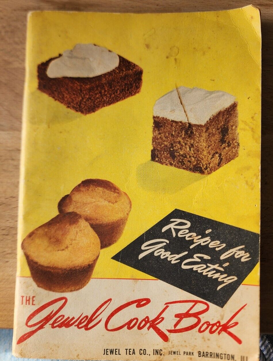 Vtg The Jewel Tea Cookbook Recipes for Good Eating By Mary Dunbar